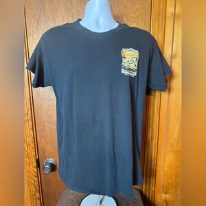 Gildan‎ Men’s Black Graphic Tee - L